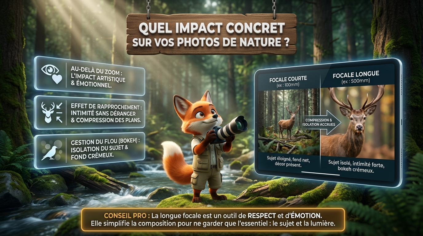 En bref - Quel impact concret de la distance focale sur vos photos de nature