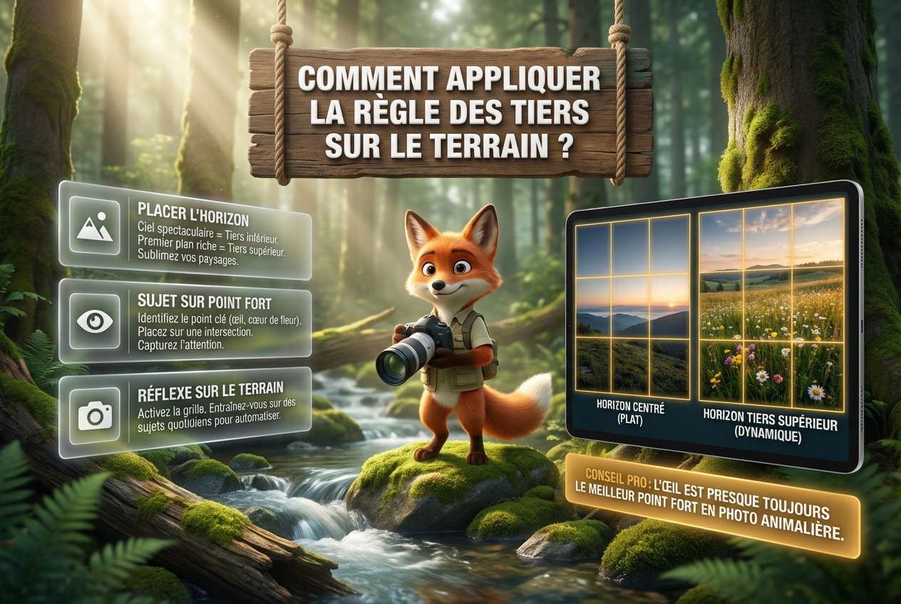 En bref – Comment appliquer la règle des tiers sur le terrain