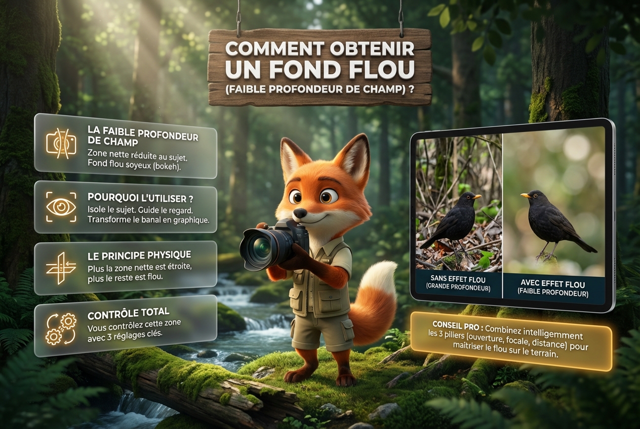 Profondeur de champ : le secret des bokeh incroyables 16 En bref - Comment avoir un effet flou sur une photo (la faible profondeur de champ)