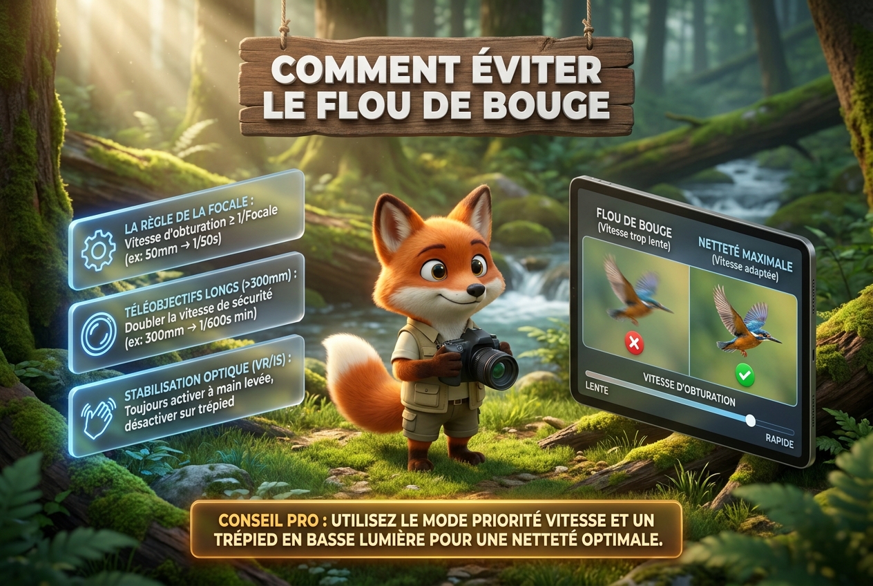 Flou de bougé : 5 astuces pour l'éviter 18 En bref - Comment éviter le flou de bougé grâce à des réglages simples
