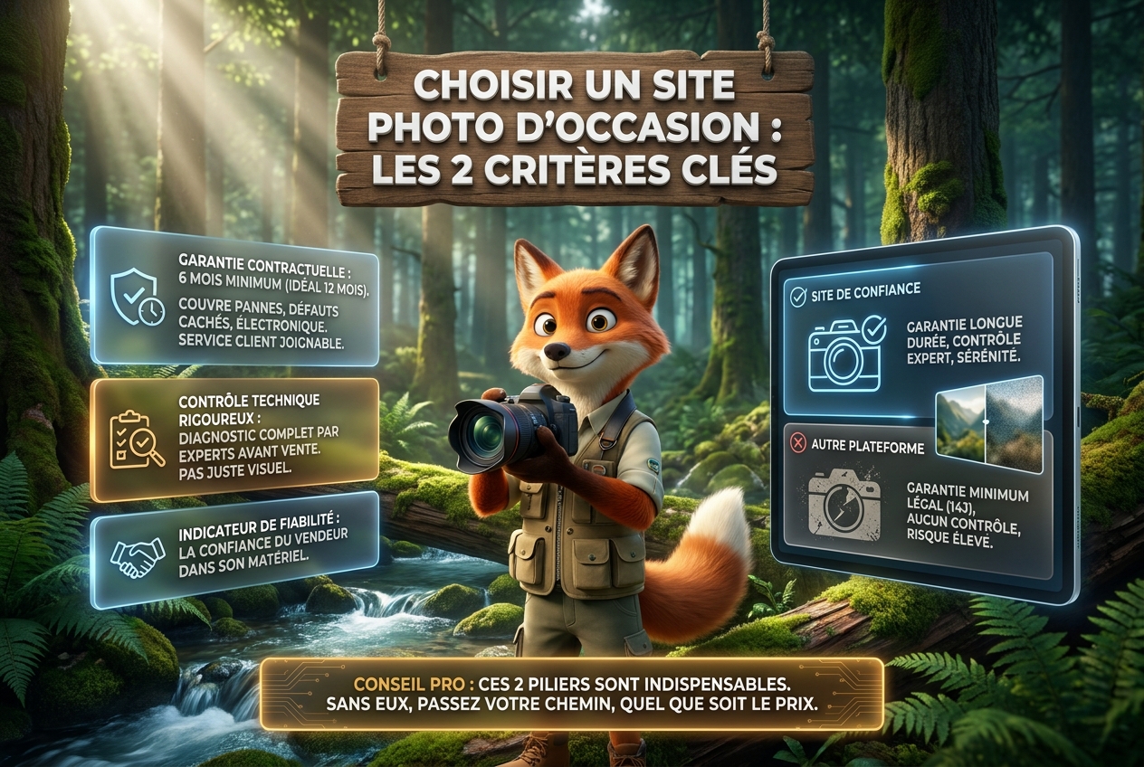 Quel est le meilleur site d'occasion photo ? Le guide pour acheter sans risque 16 En bref – Comment reconnaître le meilleur site pour l'occasion photo