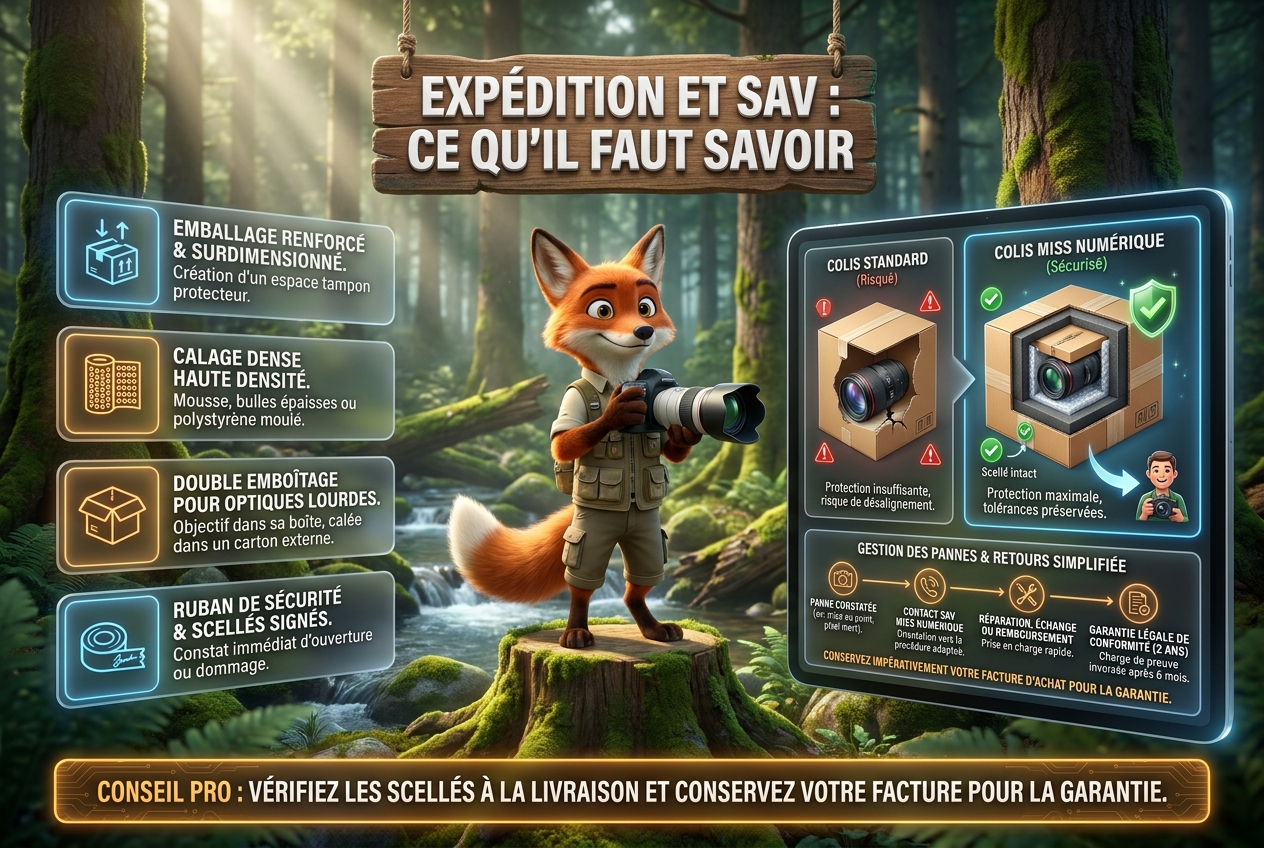 En bref – Expédition et service après-vente : ce qu'il faut savoir