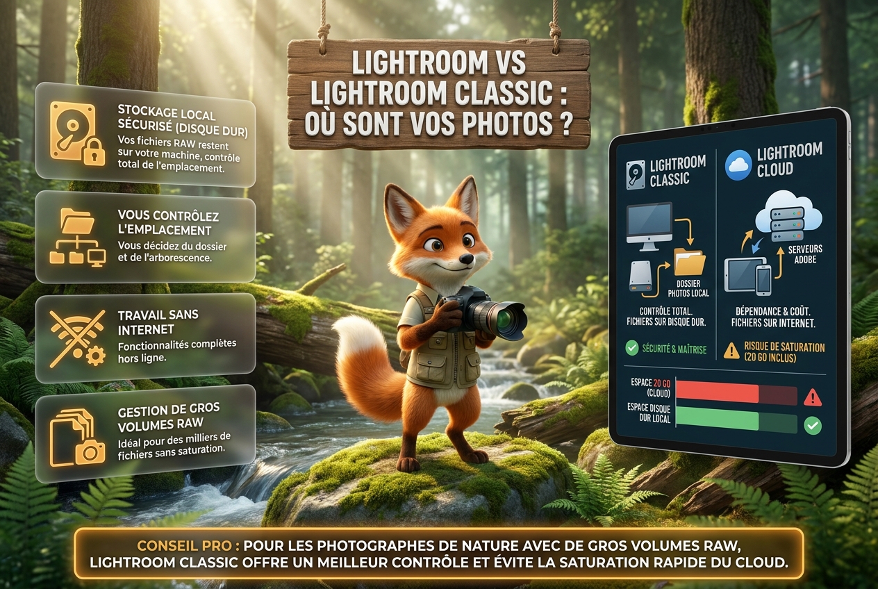 En bref - La grande différence entre Lightroom et Lightroom Classic : où sont vos photos ?