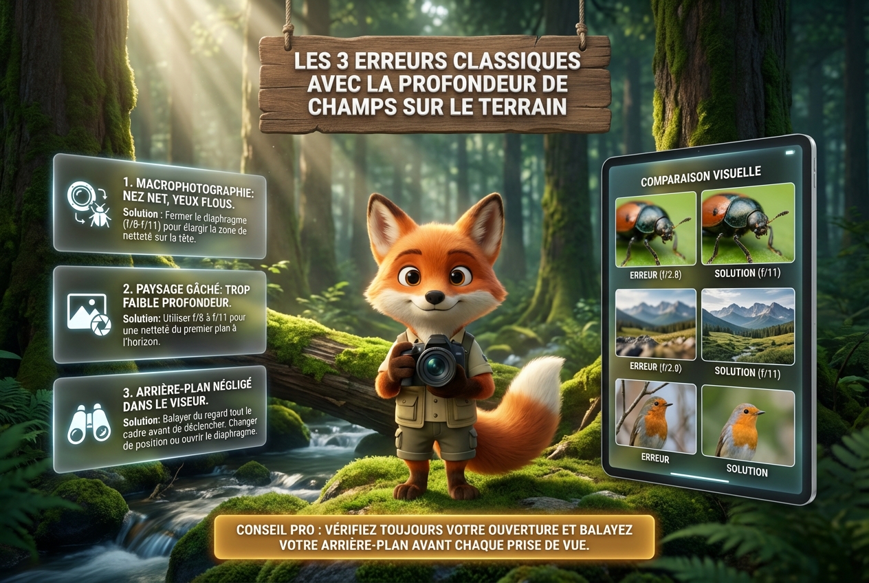 Profondeur de champ : le secret des bokeh incroyables 27 En bref - Les 3 erreurs classiques avec la profondeur de champs sur le terrain