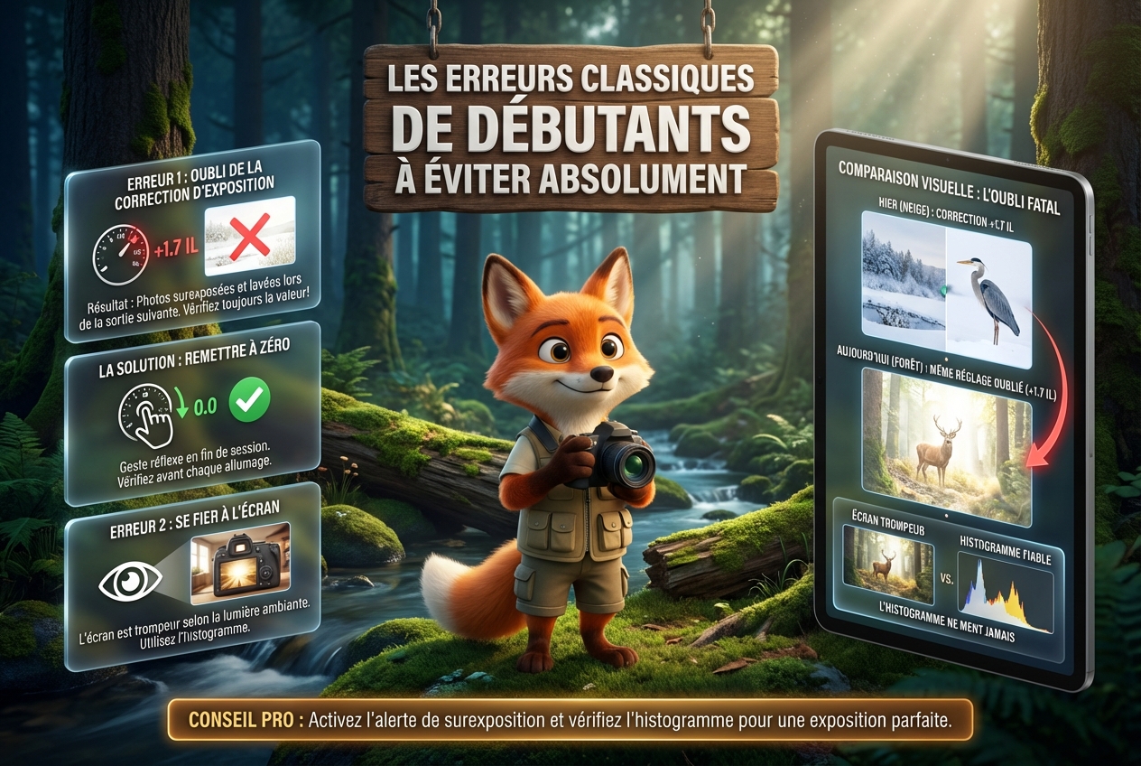 Correction d’exposition : comment l’utiliser et être créatif 34 En bref – Les erreurs classiques de débutants à éviter absolument