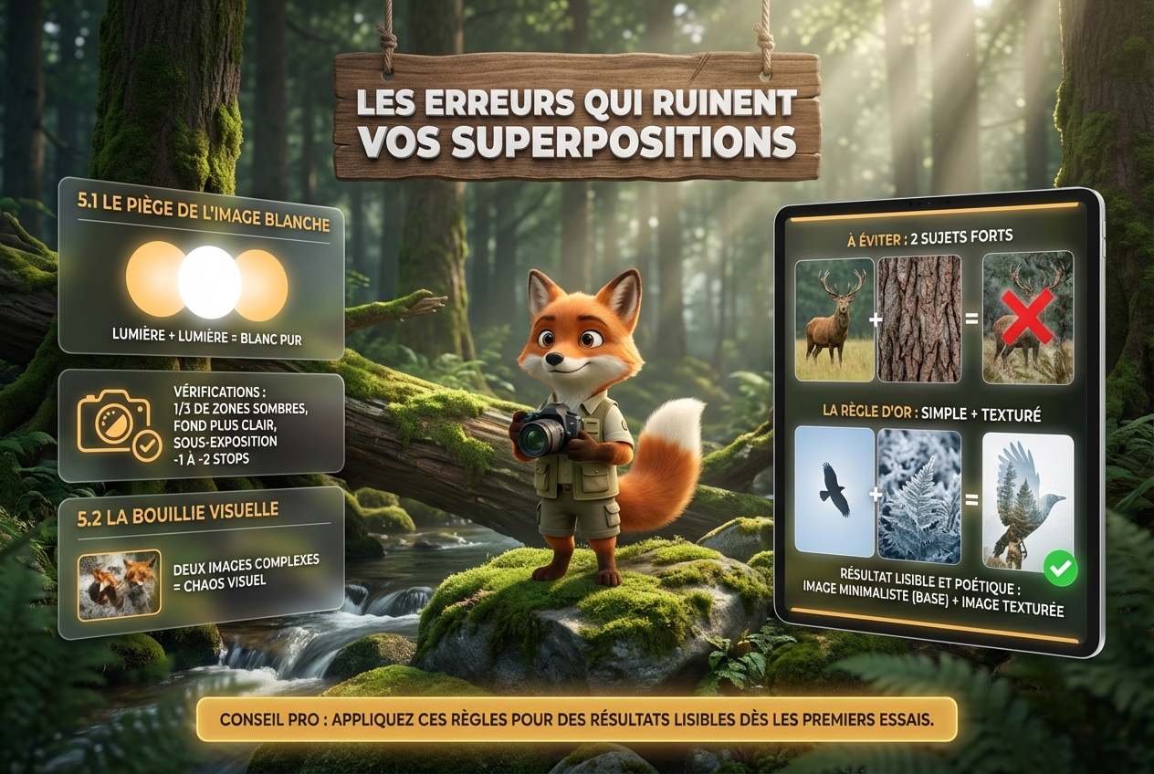 En bref – Les erreurs qui ruinent vos superpositions et comment les éviter