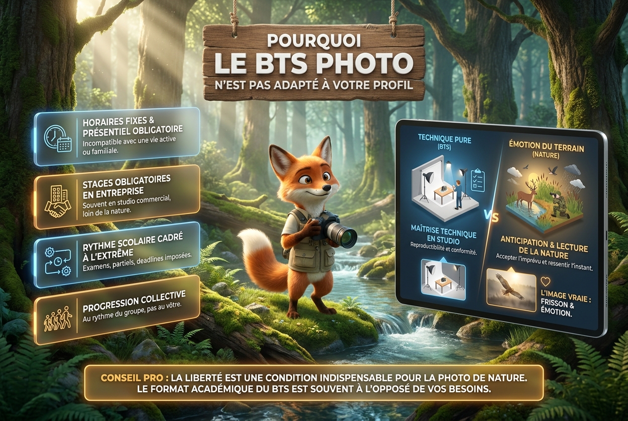 En bref - Pourquoi le BTS photo n'est souvent pas adapté à votre profil