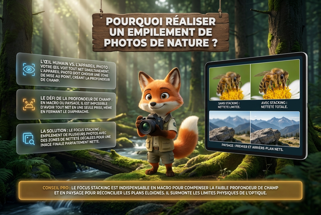 Le focus stacking : comment avoir des photos 100% nettes 14 En bref - Pourquoi réaliser un empilement de photos de nature