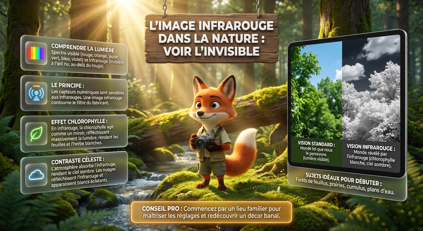 En bref – Qu'est-ce qu'une image infrarouge et pourquoi l'essayer dans la nature