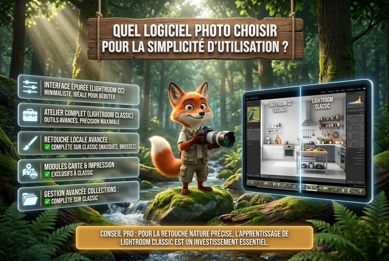 En bref – Quel logiciel photo choisir pour la simplicité d'utilisation