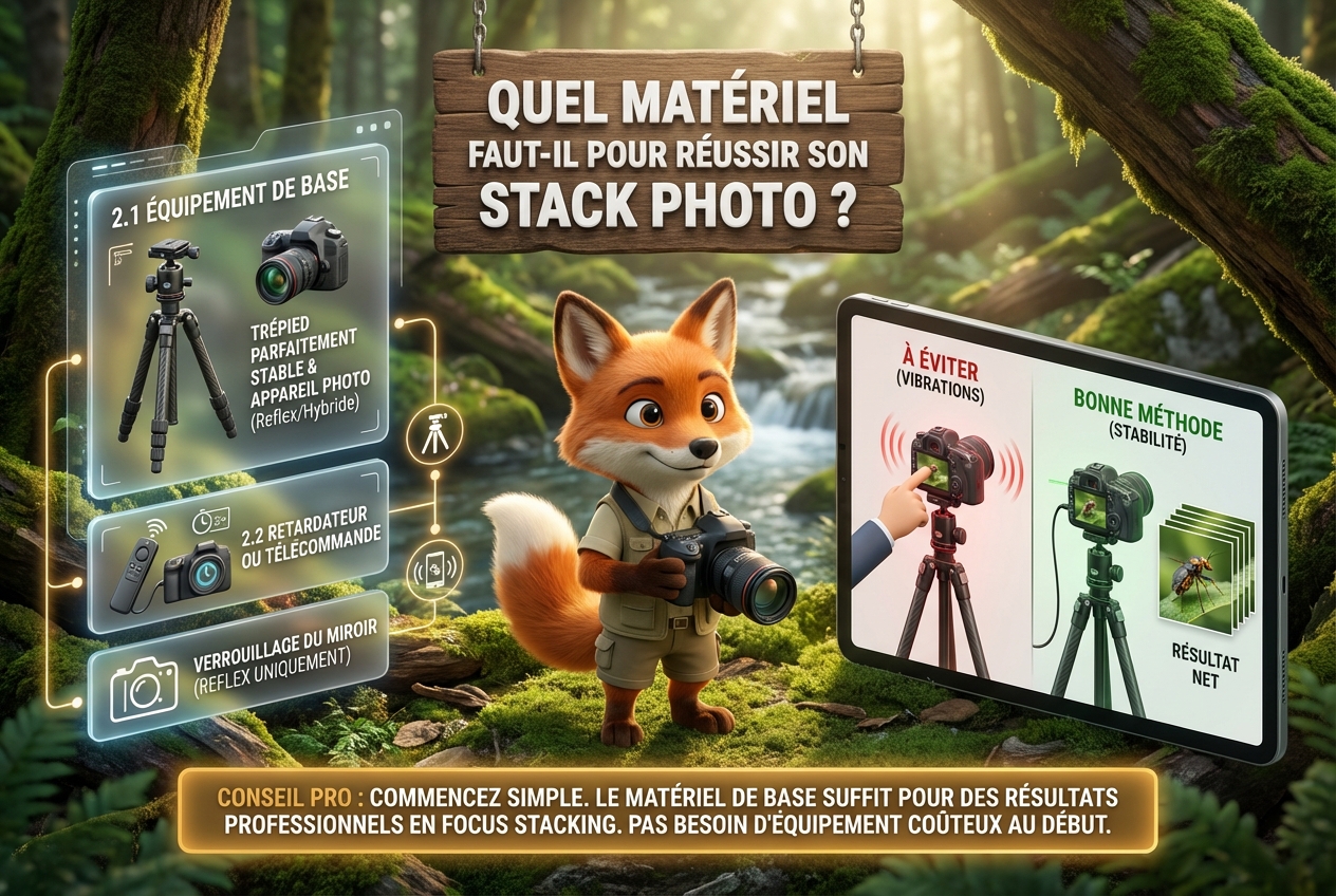 Le focus stacking : comment avoir des photos 100% nettes 19 En bref – Quel matériel faut-il pour réussir son stack photo