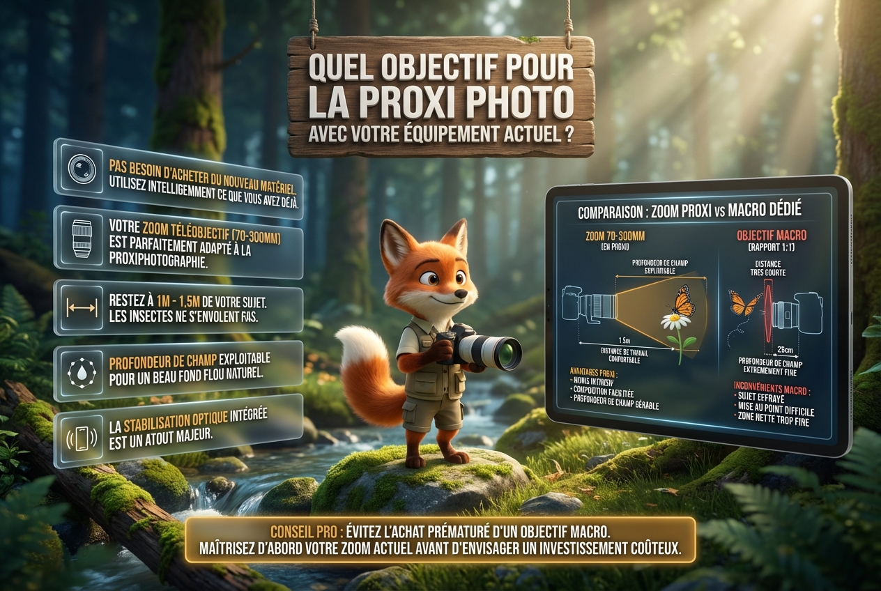 En bref – Quel objectif pour faire de la proxi photo avec ce que vous avez déjà