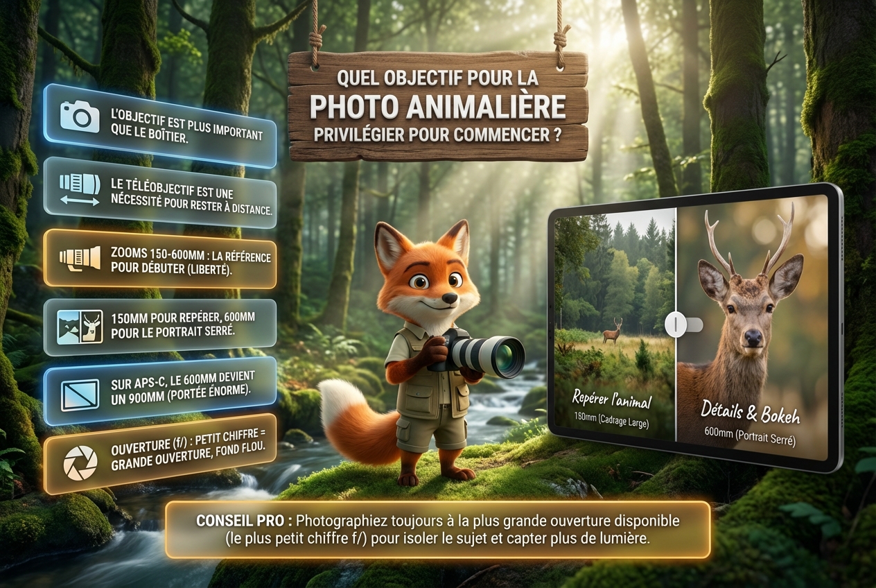 En bref – Quel objectif pour la photo animalière privilégier pour commencer