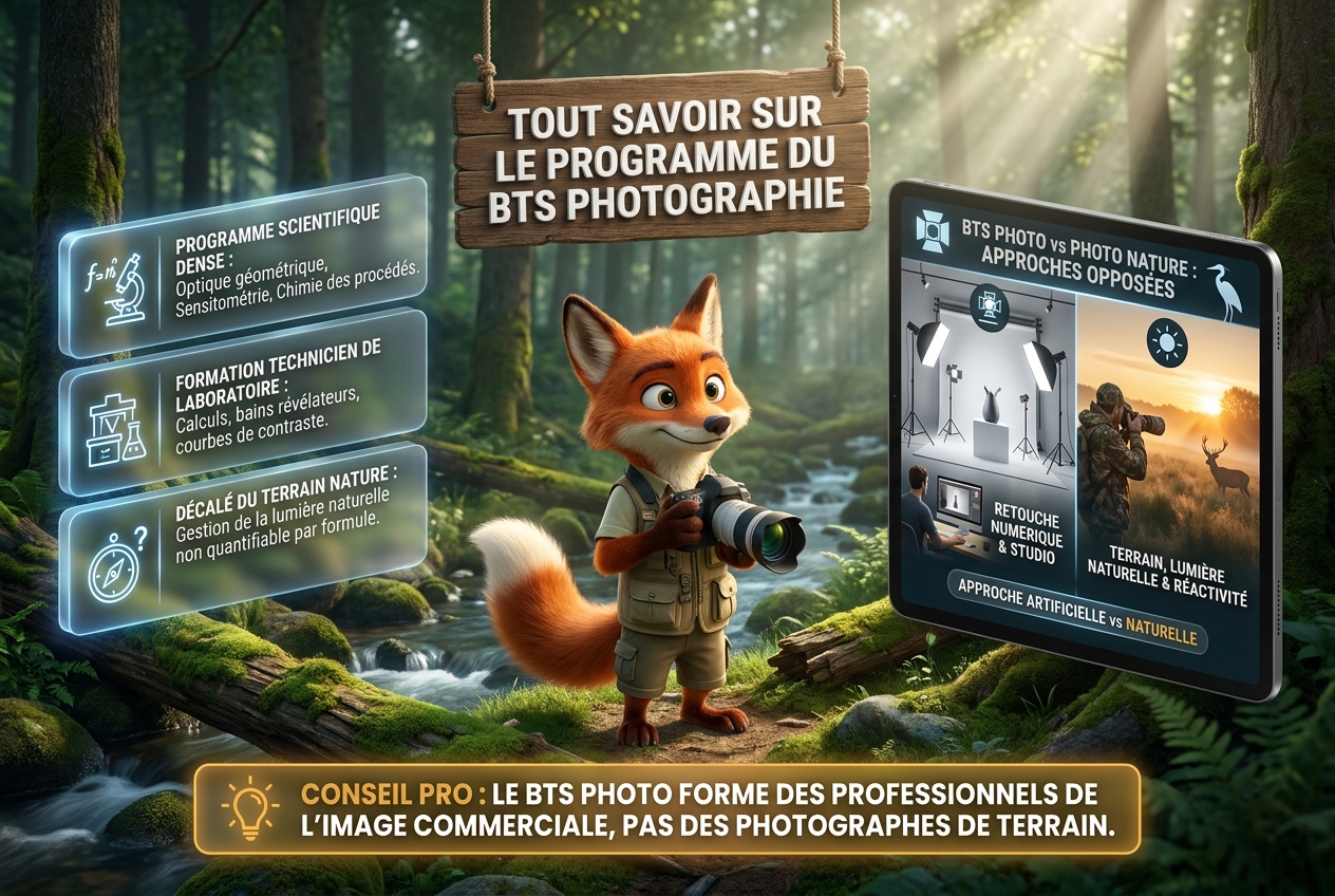 En bref - Tout savoir sur le programme du BTS Photographie